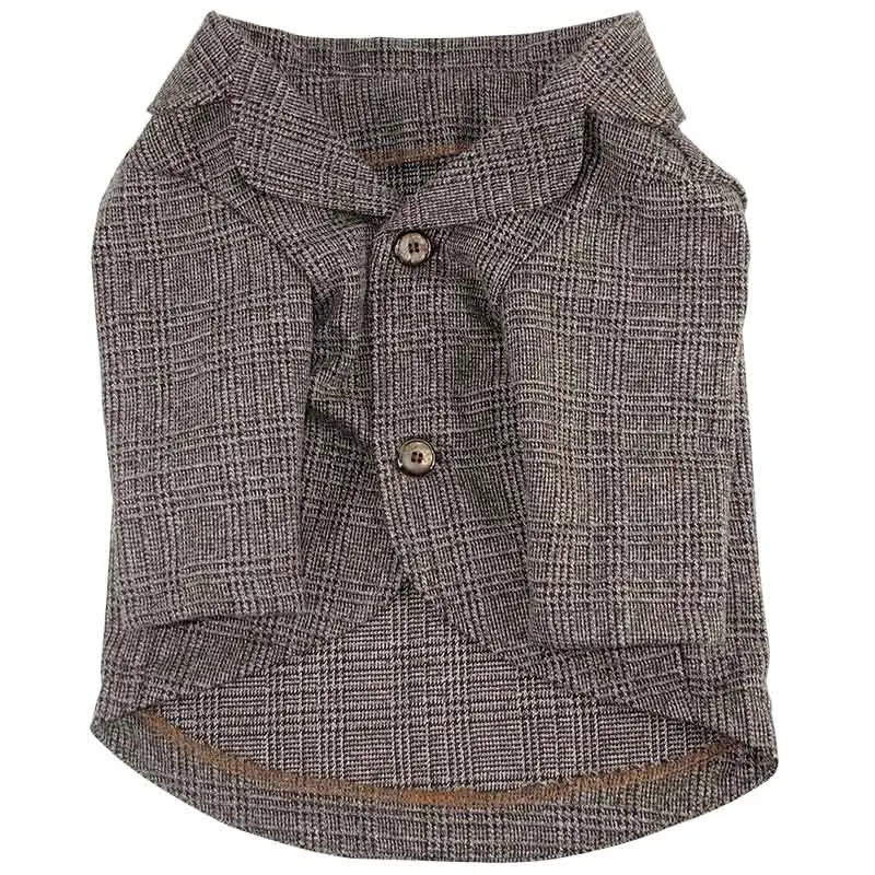 WANGUPET-traje de saco de lana para perros pequeños y gatos, abrigo y chaleco para mascotas, traje de fiesta de boda - imagen 4