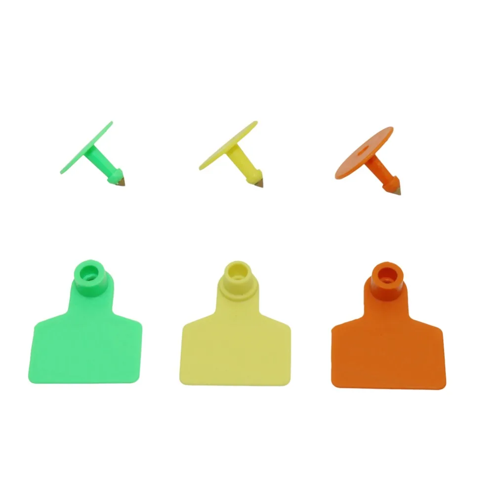 Etiqueta personalizada para oreja de oveja, oreja con etiqueta para impresión láser, nombres, número de teléfono, logotipo de cerdo, ganado, conejo, granja, 100 Uds. - imagen 4