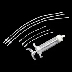 Aguja de alimentación oral para loro - silicona suave 2-3 mm, 30 cm