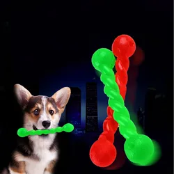Juguete mordedor de goma para perro - Dientes sanos y entrenamiento