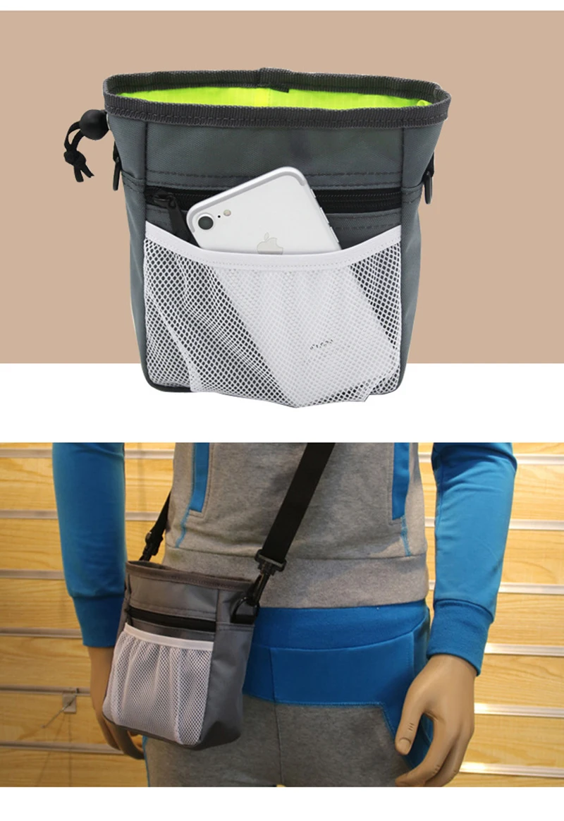 Pet Dog Pouch Dog Training Treat Bags Portable Detachable Doggie Pet Feed Pocket Pouch Puppy Snack Reward interactive Waist Bag2