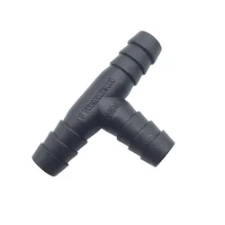 Tubo plástico en T 9,5mm para bebedero de aves