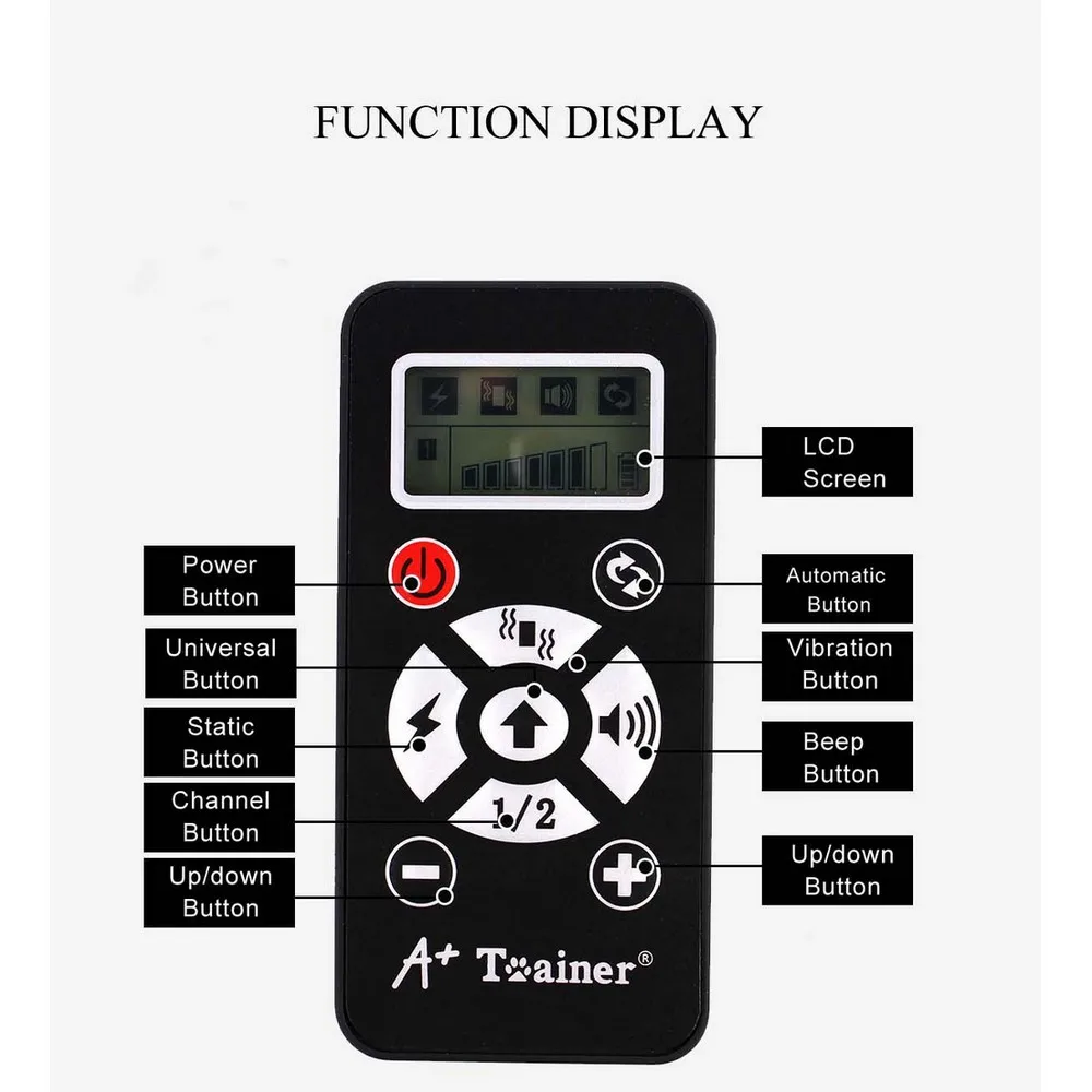 Collar de entrenamiento para perros 2 en 1, Collar antiladridos, Control remoto intercambiable, resistente al agua, recargable, automático - imagen 3
