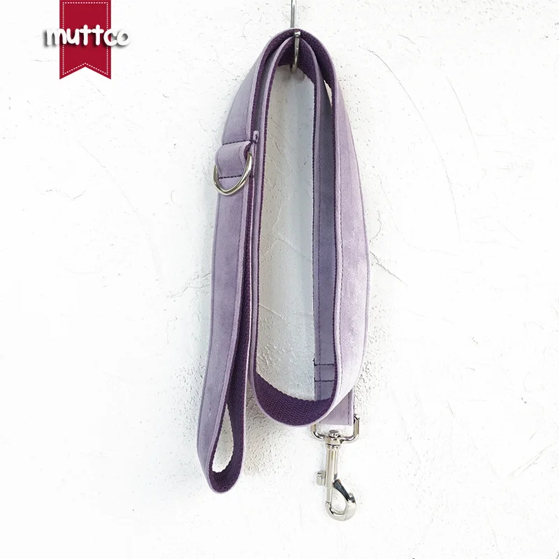 MUTTCO vende al por menor collar personalizado con etiqueta para perro mascota THE VIOLET auto-diseño ajustable cachorro gato placa de identificación collares 5 tamaños UDC082 - imagen 3