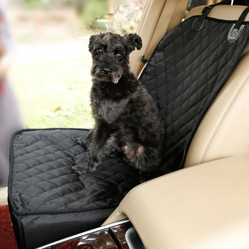 Hamaca para asiento de coche de Mascota, Protector de silla delantera, cesta impermeable para gato, perro, cachorro, antideslizante, portador de vehículo de viaje - imagen 3