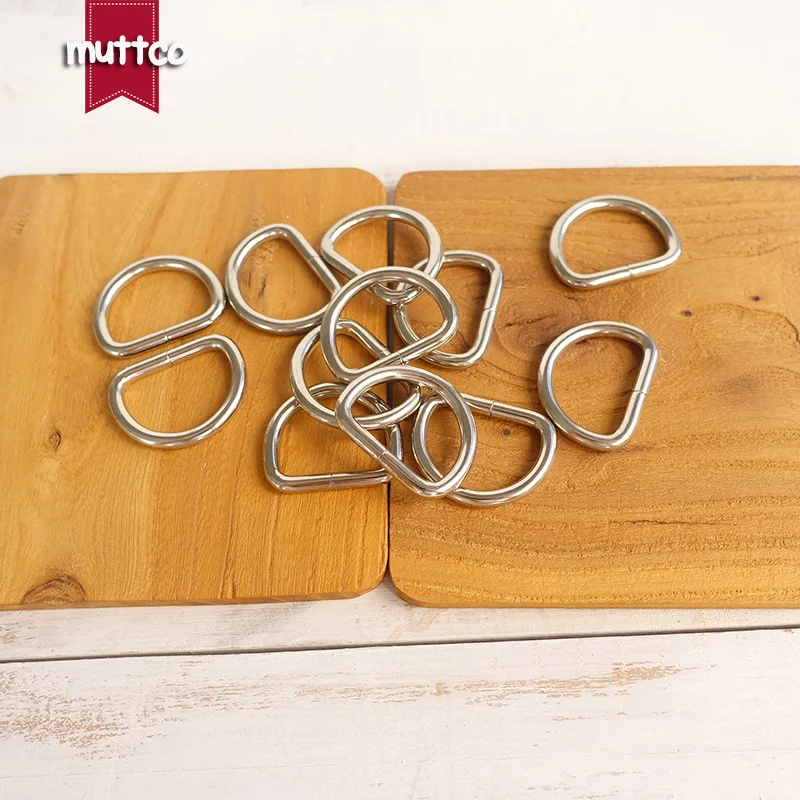 Anillos planos de metal no soldado de alta resistencia para mochila de 25mm, correas para ropa, collares para perros, accesorios, DK-006H de aleación de Zinc - imagen 5