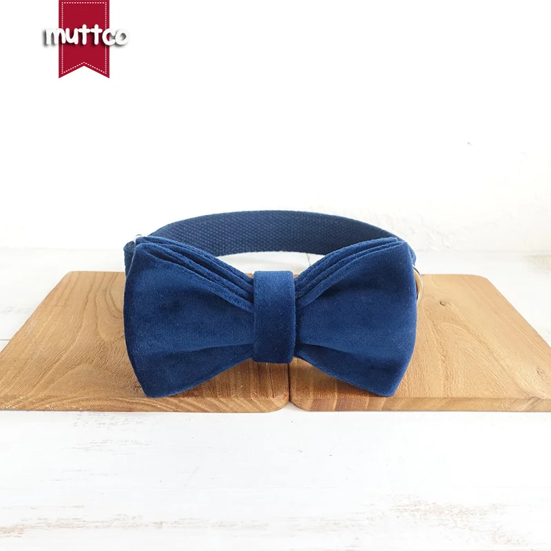 MUTTCO-collar de zafiro ajustable para perro, juego de correa para mascotas, productos cómodos para caminar, 5 tamaños, UDC078 - imagen 5