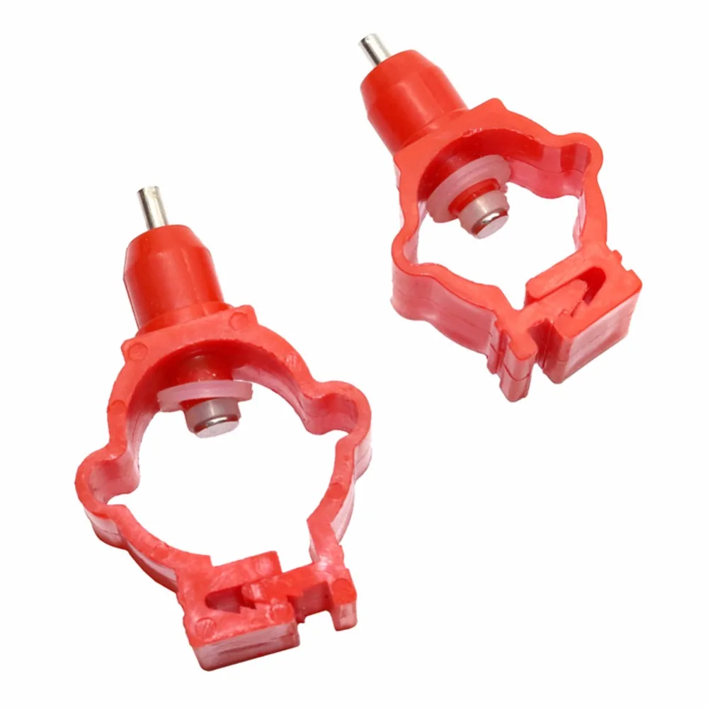 Fuentes para beber de escape de codorniz, alimentador de aves de corral, Paloma, pollo, herramientas de alimentación de animales de granja, venta al por mayor, 100 piezas - imagen 2