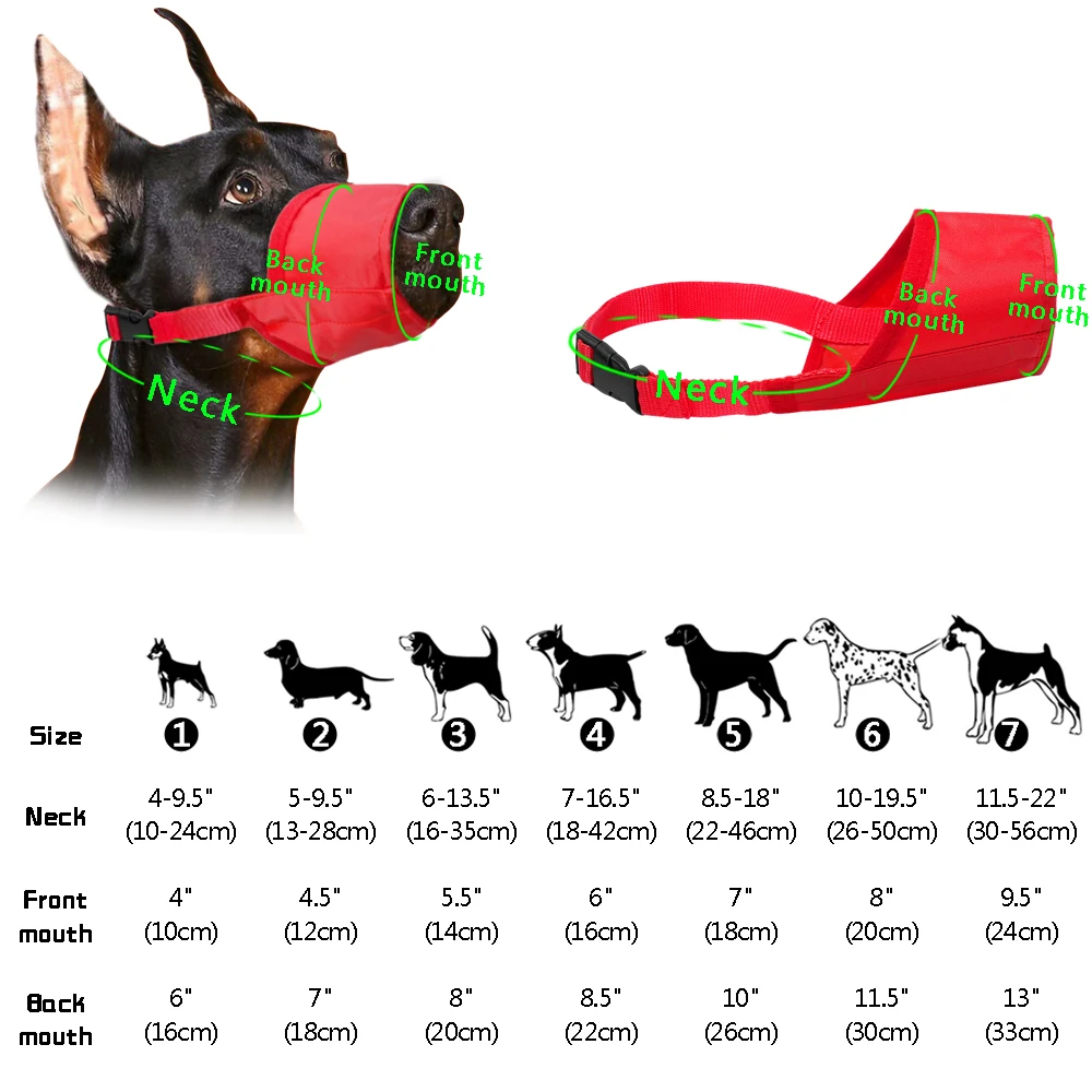 Bozal antimordeduras para perros pequeños y grandes, cubierta bucal para mascotas, productos de entrenamiento, antiladridos para Pitbull, accesorios para mascotas - imagen 2