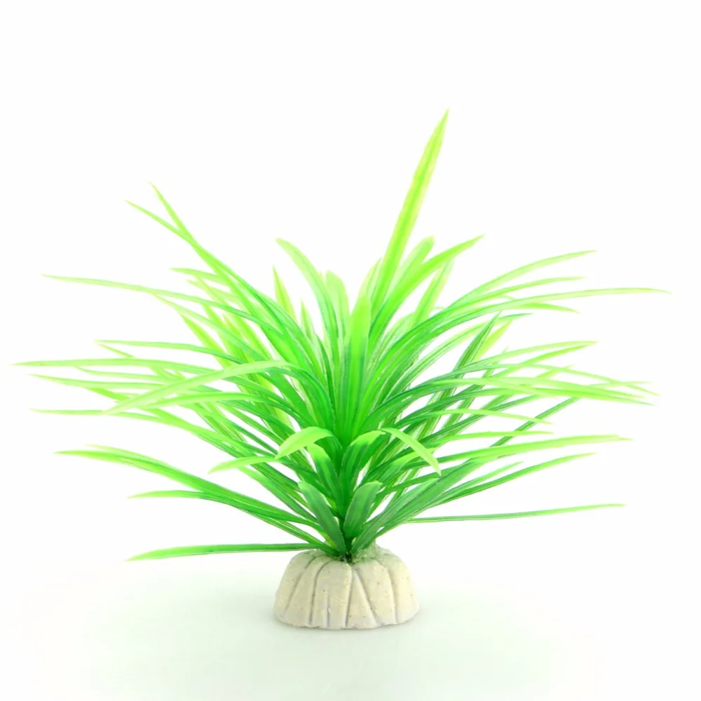 Decoración de acuario Artificial para pecera, planta de agua de pesca, hierba de pescado, decoración de acuario, plantas de plástico, 1 ud. - imagen 3