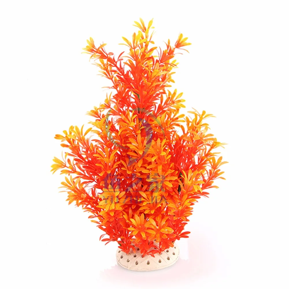 Plantas artificiales de simulación para decoración de Acuario, ornamento de malas hierbas acuáticas, hierba para pecera, akvaryum dekor, 1 ud. - imagen 5