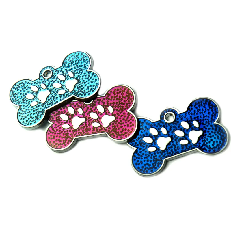 Tarjeta de identidad de hueso, 20 piezas, suministros de placa de perro personalizados, láser personalizado, nombre de cachorro y gato, etiqueta para teléfono, accesorios para perros - imagen 5