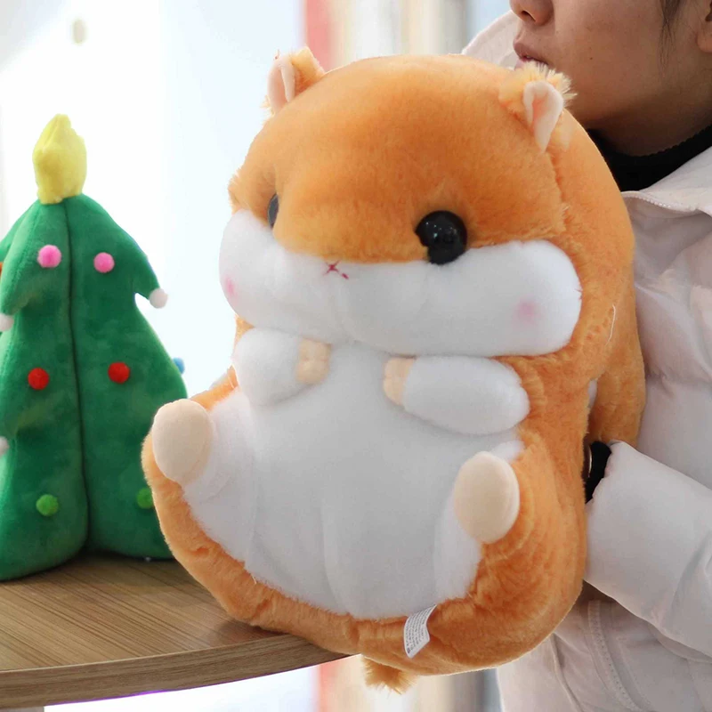 Cojín decorativo de hámster de dibujos animados, almohada de mano cálida con manta suave, bonito cojín, cojines de cintura lavables - imagen 4