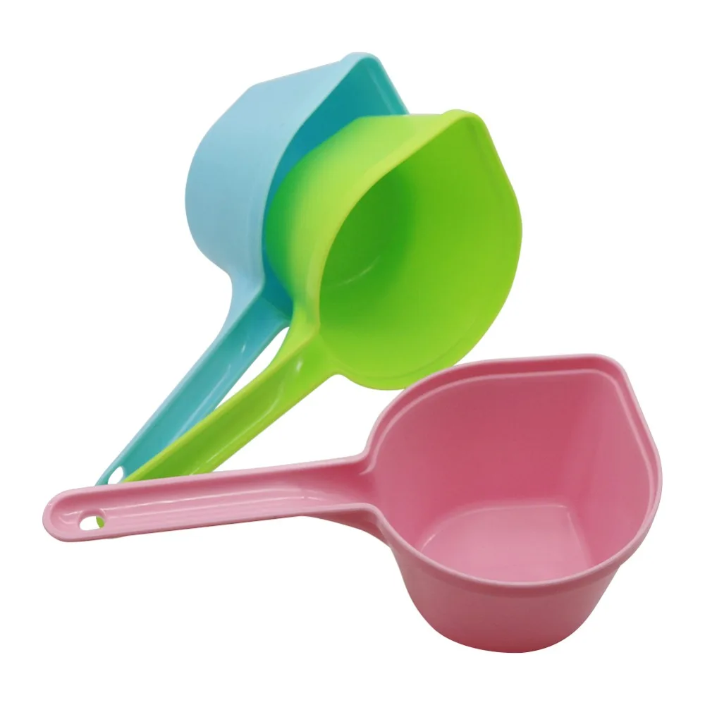 Pala de alimentación de plástico multicolor para mascotas, cuchara de comida para gatos, alimentador de alimentos de gran capacidad para perros, producto de accesorios para mascotas, 1 ud. - imagen 5