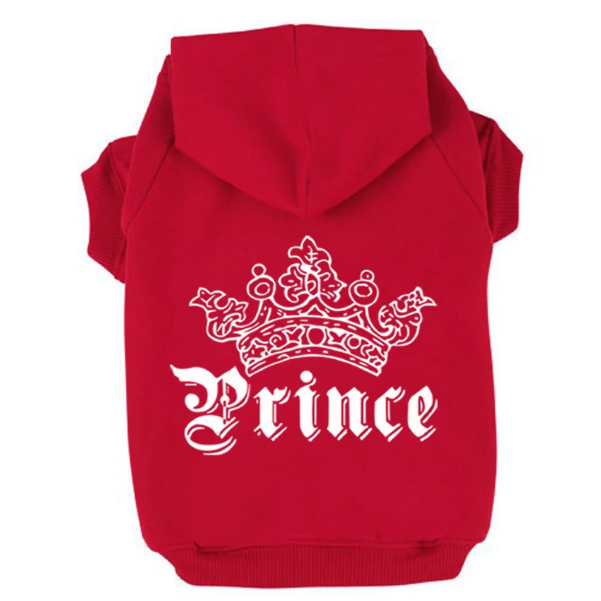 Sudadera para perro Príncipe blanco con capucha - imagen 3