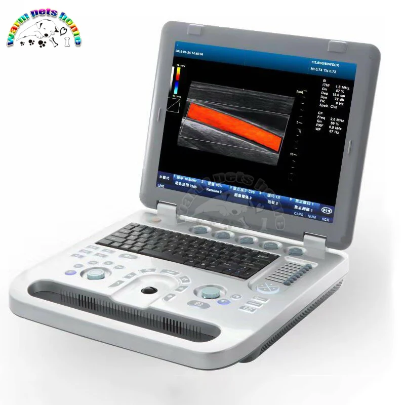 Máquina de ultrasonido Doppler Color 3D para perros, gatos, animales, equipo de ultrasonido portátil de 128G, escáner de ultrasonido veterinario - imagen 4