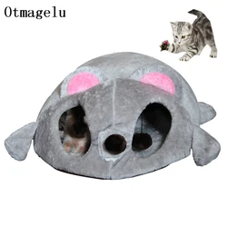 Cama nido forma ratón para gatos y perros pequeños