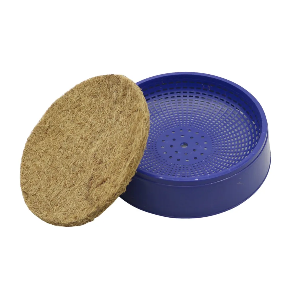 Nido de palomas y esterilla para jaula de pájaros, deshumidificación de aves, suministro de cuenco de hierba de fibra Natural, cuenco de cría, 1 unidad - imagen 5