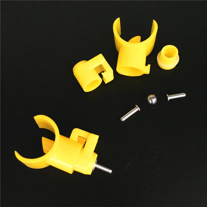 Bebederos automáticos para pollos con pezón, bebederos semicirculares con bola, jaulas para pollos, alimentación de 50 piezas - imagen 4