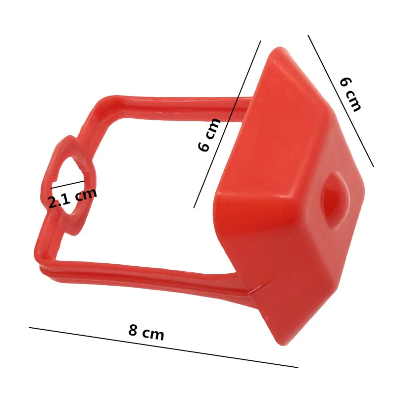 Taza colgante de agua potable para pájaros, codorniz, bola amarilla, automática, Paloma, pollo, taza roja, herramientas de alimentación para aves, 10 Uds. - imagen 3