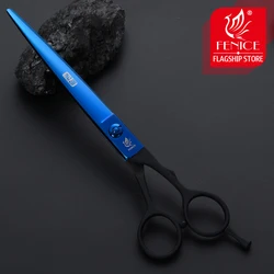 Tijeras de aseo para perros – Corte recto en acero 440C, 7 pulgadas