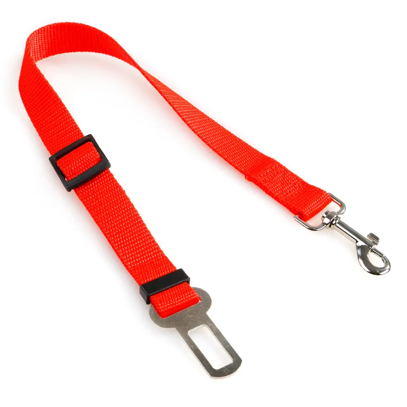Cinturón de seguridad para perro para asiento de coche, arnés de correa para perro, correas con hebilla para perro, cinturón de viaje ajustable, conector de Collar para perro, suministros para perros - imagen 5