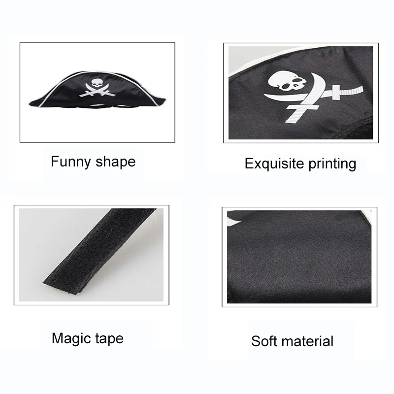 Sombrero para mascotas para perros y gatos, accesorio divertido de fiesta de pirata para Cosplay, disfraz de Halloween, sombrero para mascotas al aire libre, sombrero para Chihuahua, accesorio para mascotas - imagen 4