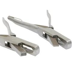 Alicates perforadores de oreja de cerdo de acero inoxidable, alicates para orejas de animales en forma de U, pinzas marcadoras para cerdos, alicates para marcar animales de granja de ganado y ovejas