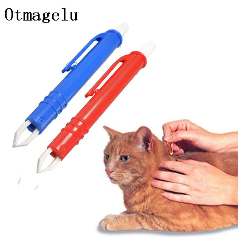 prativerdi Mite Acari Tick Remover Eliminate Tweezers Pet Dog Cat Accessoires Flea Puppies Groom supplies Tool1