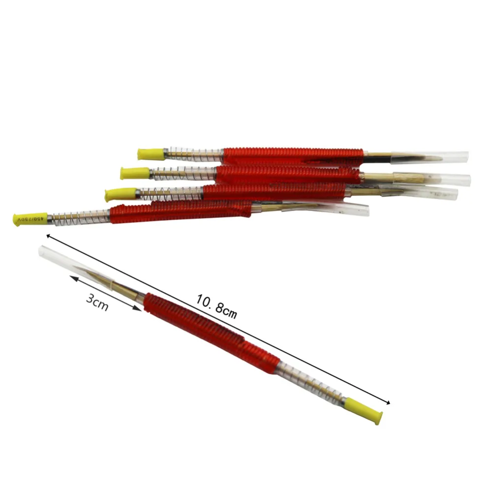 Herramienta de apicultura de plástico para Injerto de larvas de abeja, equipo de cría de abejas reina con émbolo cargado por resorte, 20 piezas - imagen 2