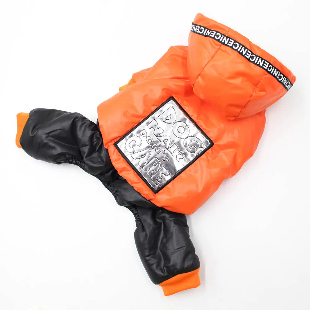 Abrigo invernal impermeable con capucha para perros pequeños - imagen 4