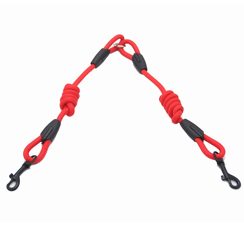 Correas dobles de nailon para perros, Collar de corbata, accesorios seguros para perros, cinturón de seguridad para arnés para cachorros, correas de entrenamiento para perros, suministros para mascotas - imagen 3