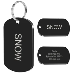 Placa de identificación militar para perros resistente al agua
