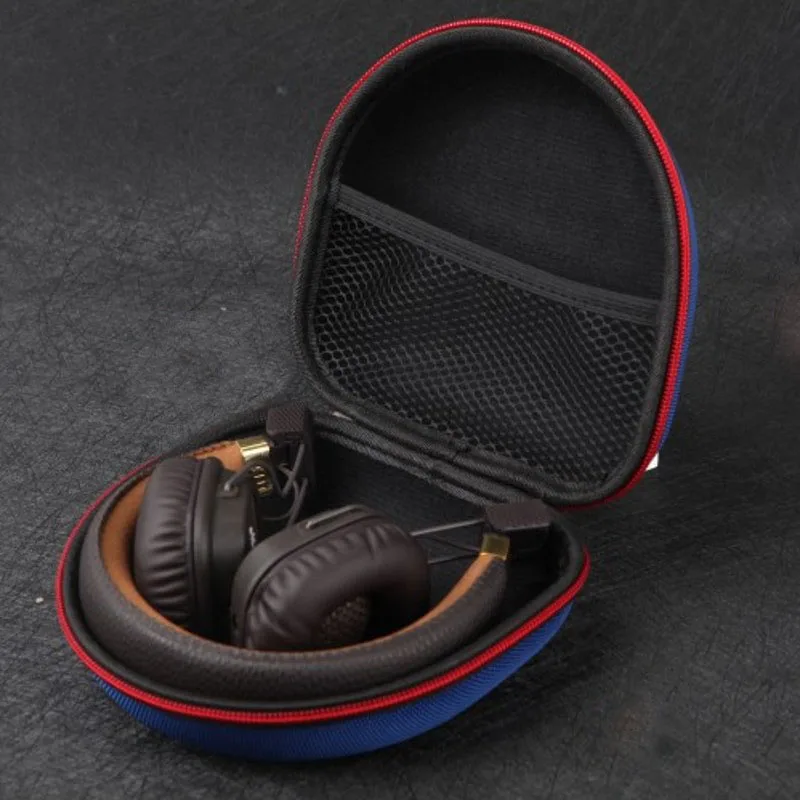 Bolsa de almacenamiento para auriculares, estuche rígido de transporte para auriculares, estuche para tarjeta TF para Marshall, accesorios para auriculares, Organizador - imagen 2