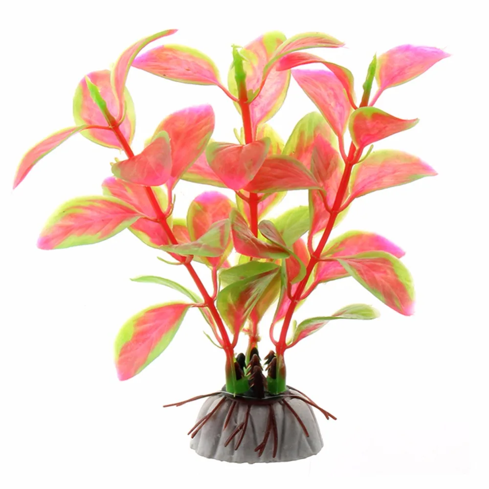 Plantas artificiales decorativas para acuario – 5 colores disponibles - imagen 4
