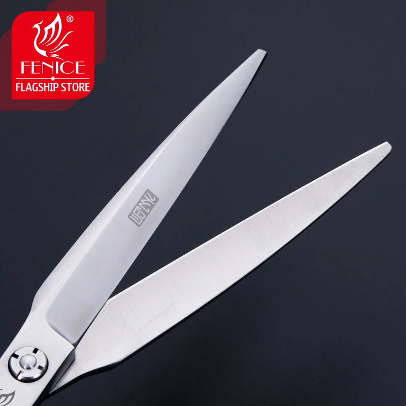 Fenice-tijeras de corte profesional para mascotas, tijeras rectas de 7,0 pulgadas para perros y gatos, tesoura - imagen 4