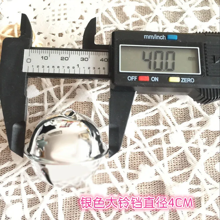 Campanas para perros doradas y plateadas, 2 colores, juguete para mascotas, accesorios para perros alegría para perros pequeños, campana para cuello de cachorro ZL141 - imagen 4