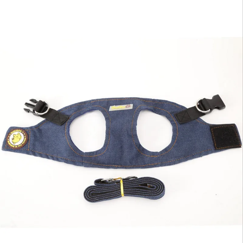 Conjunto de arnés y correa para perro, chaleco con estampado de flores, correa de plomo para caminar, Chihuahua, Pug, pequeño, mediano, malla de nailon - imagen 5