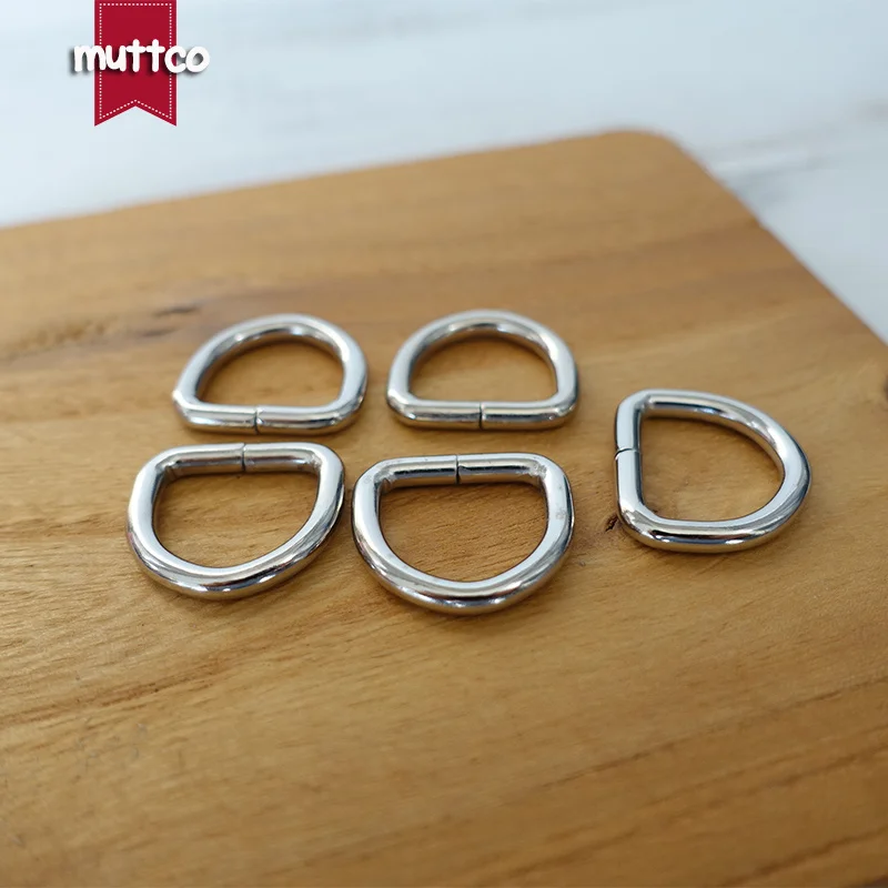 50 Uds. De accesorios para hacer Collar de perro DIY, 15-30mm, costura de equipaje, botón Manual, anillo en D y hebilla de semianillo para C hecha a mano - imagen 3