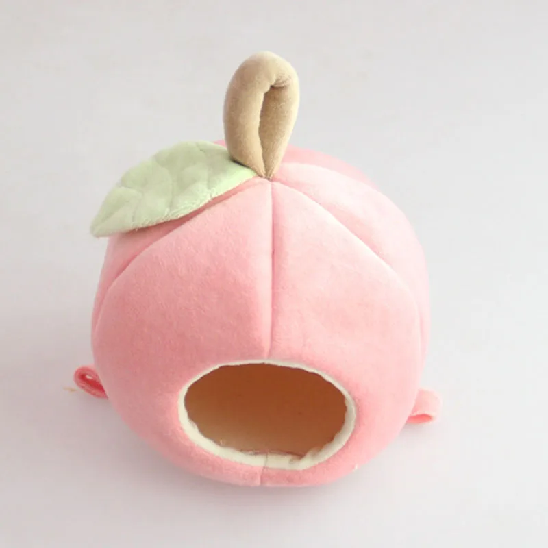 Mini jaula pequeña de manzana para mascotas, nido cálido de invierno, cueva, túnel, tubo de juguete para hámster, ardilla, animales, accesorios para el hogar, suministros para mascotas - imagen 5
