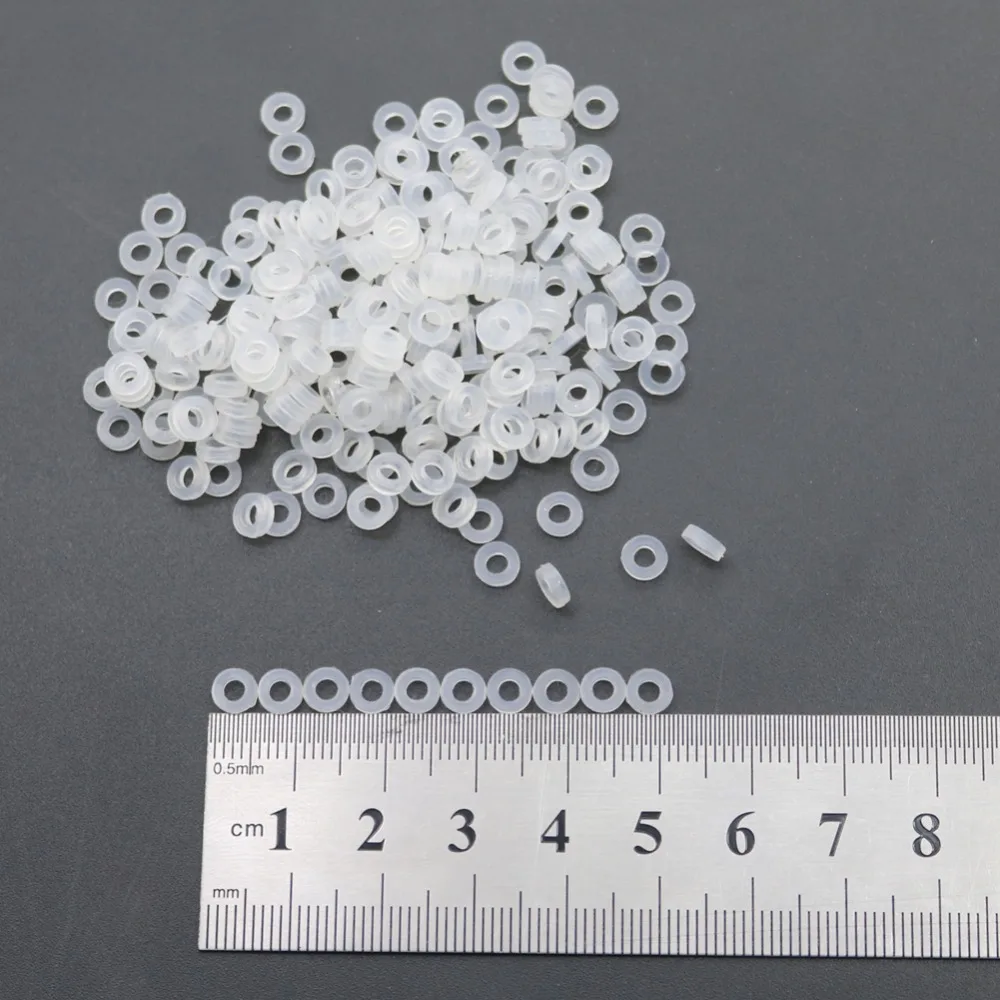 Alfombrilla de goma para bebedero de conejos, accesorios para bebedero de animales, pollo, pájaro, anillo de goma, equipo de alimentación de aves de corral, 200 piezas - imagen 2