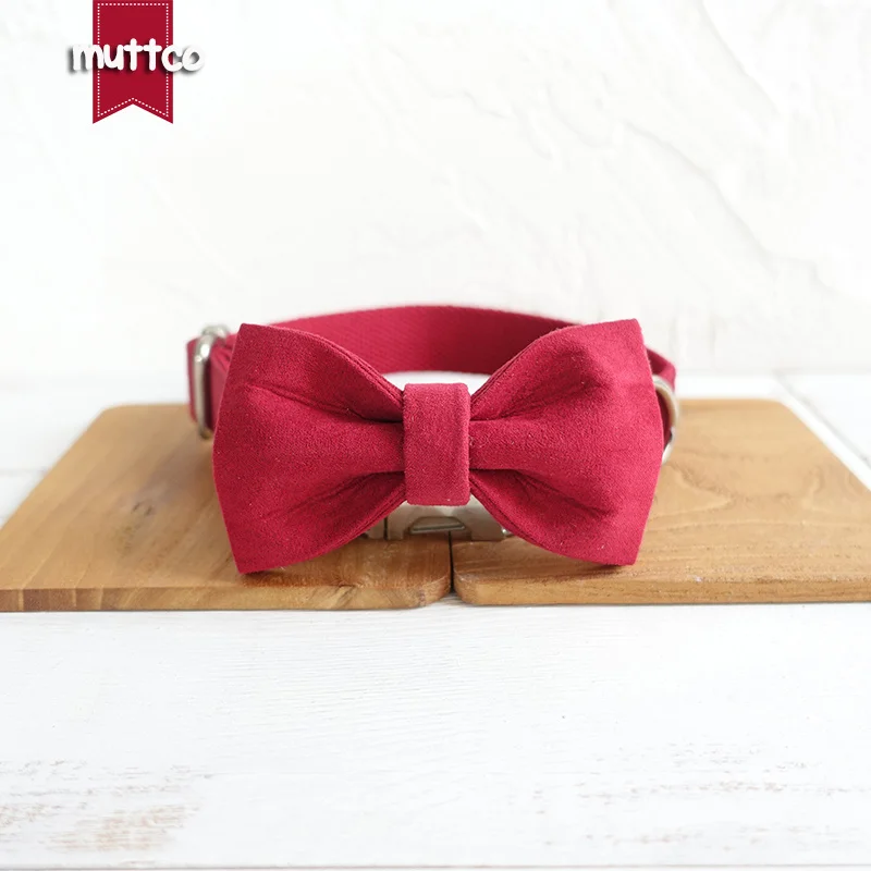 MUTTCO-collar de lona para perro, placa con grabado de cereza, diseño especial personalizado, 5 tamaños, UDC020 - imagen 4