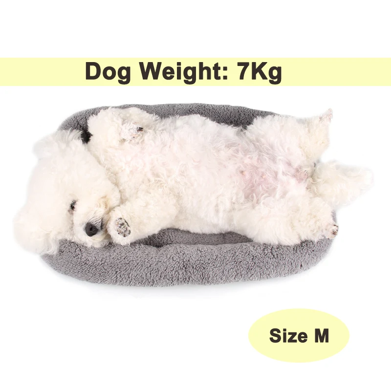 YUDODO-Cojines para mascotas, camas para perros grandes, manta suave y cálida para mascotas pequeñas y medianas, colchoneta para dormir, colchón de 95x68cm/80x60cm/65x45cm/55x35cm - imagen 5