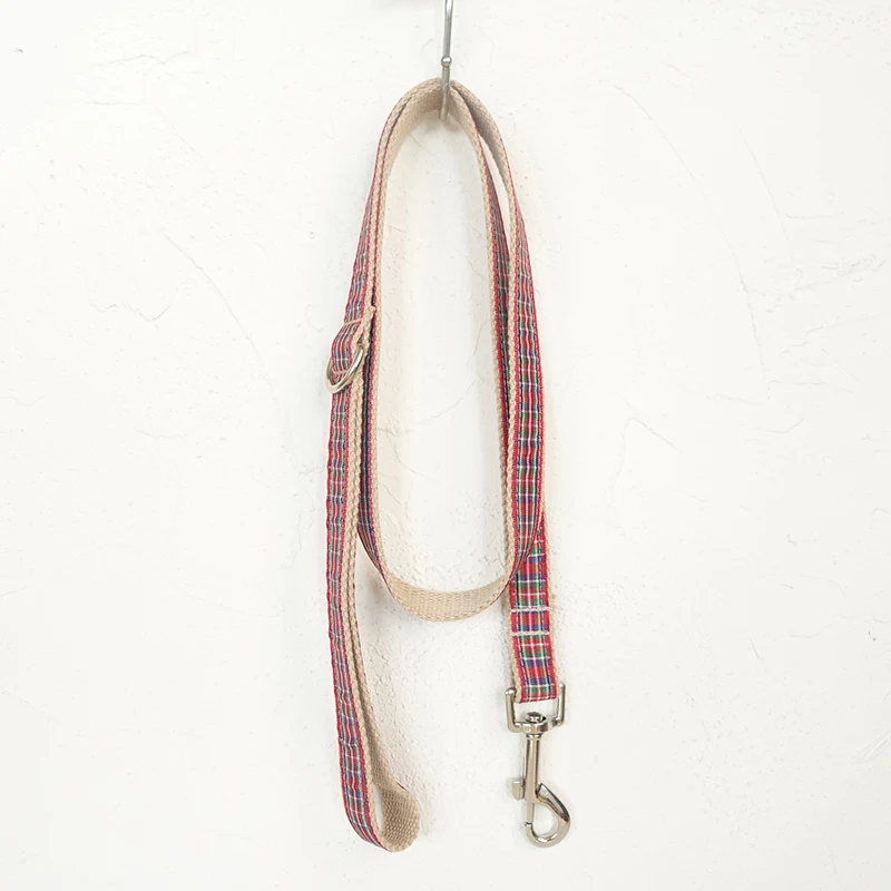 MUTTCO vende al por menor, accesorios de guayán coloridos de estilo británico, collares y correas para perros a la moda a cuadros de la ESCOCA, conjuntos de 5 tamaños UDC012 - imagen 4