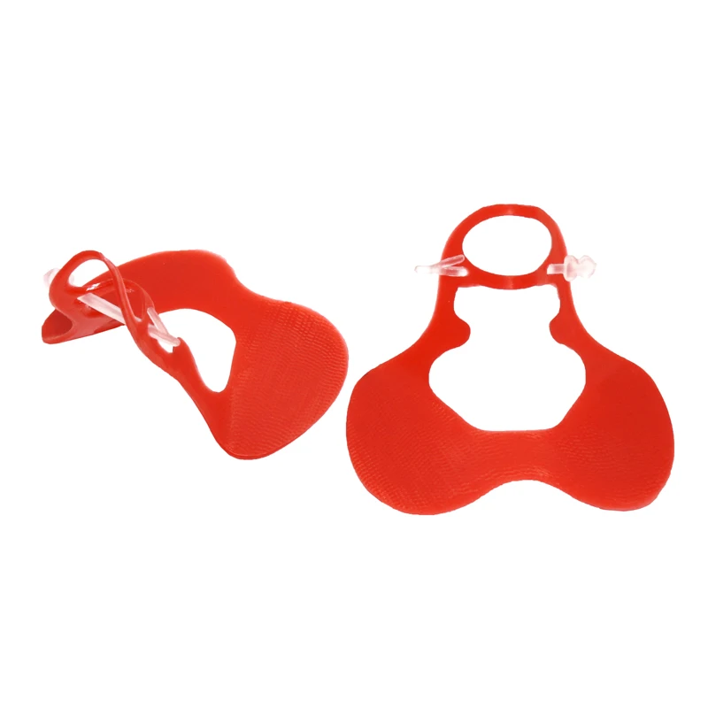 50 Uds. Gafas de pato de plástico Anti-peck Eyed pato pollo chocadeadora aves de corral equipo de granja gafas de pato rojo accesorios especiales - imagen 3