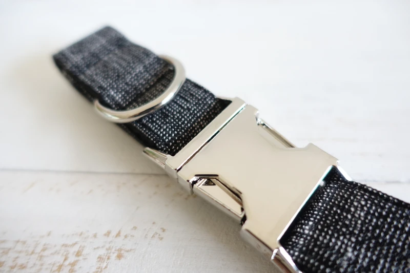 MUTTCO vende al por menor collar de alta calidad para perro THE BLACK SUIT diseño collar de perro 5 tamaños UDC007 - imagen 4