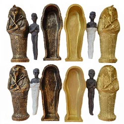 Figuras de resina para pecera - Mini momia egipcia decorativa