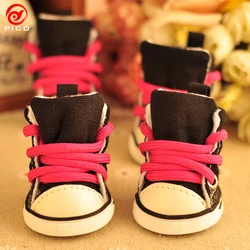 Botas de invierno antideslizantes para perros pequeños – Tela vaquera