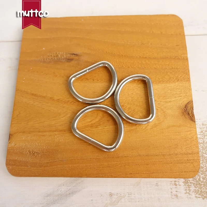 Anillos planos de metal no soldado de alta resistencia para mochila de 25mm, correas para ropa, collares para perros, accesorios, DK-006H de aleación de Zinc