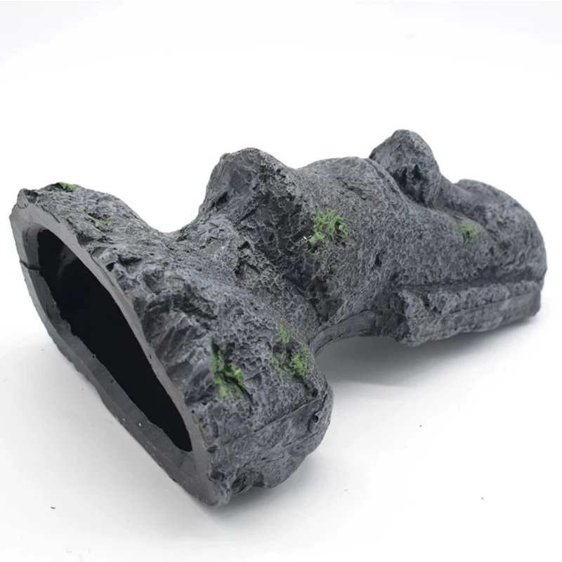 Estatua de piedra de la Isla de Pascua, adorno de resina para pecera, decoración de Acuario, Terrario de Gnomo, tanque de reptiles, piedra Artificial, decoración del hogar - imagen 4